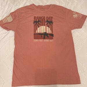 Grunt Style Range Day Short-Sleeve Graphic Tee - Coral